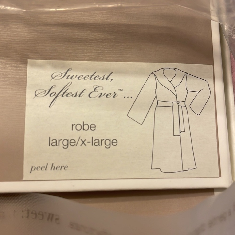 White very soft hood robe